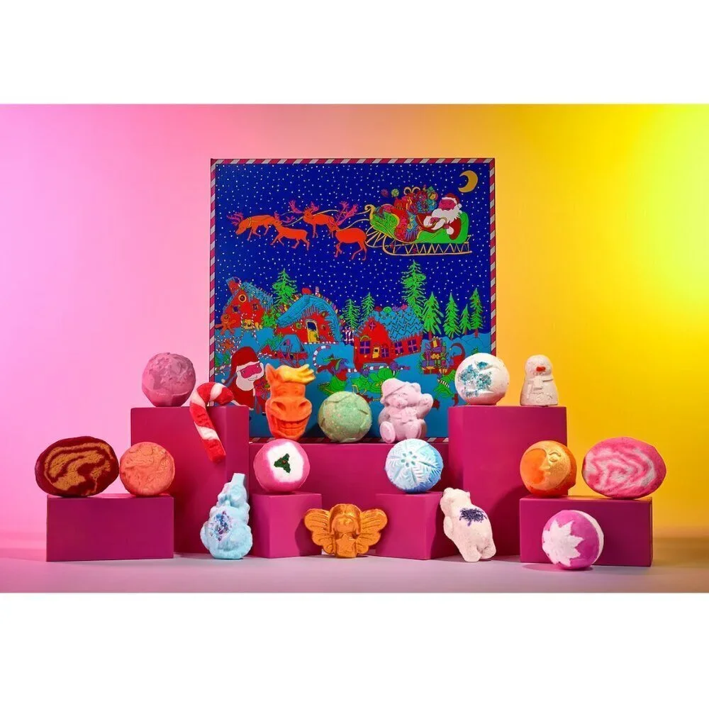 Lush Cosmetics - 2x EMPTY BOXES - Advent Calendar, Large Box